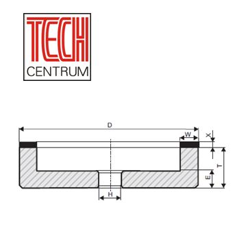 DIA kotouč 1BZ6A2 150x20/4x40 VP kovová vazba WINTER