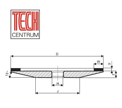 CBN kotouč 4A2 100x4/3x20 K100 B54 chladit ANO i NE pryskyřice