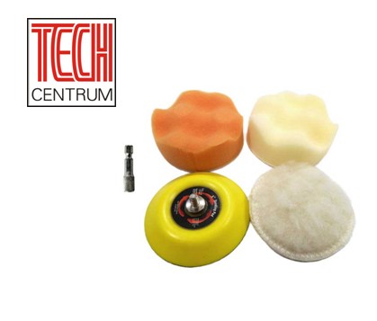 Leštící sada 75mm 4ks (molitan + beránek) 030004 leštění
