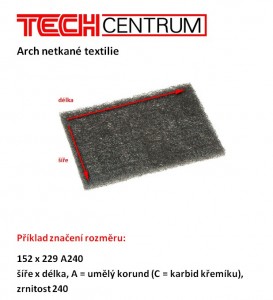 Netkaná textilie arch 152x229 mm A320-400 zelená 120781 TYROLIT