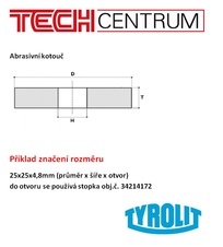 kotouc NT 25mm vykres
