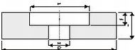 Kotouč T5 125x25x32-70x10 96A22Q4B50 428293 TYROLIT