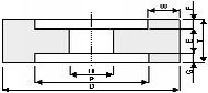 Kotouč T9 250x20x76-7x10 98A60J9V40 428688 TYROLIT