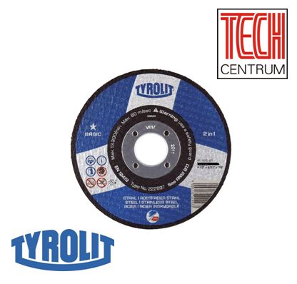 Flex T41 115x1,6x22,2 OCEL 2v1 A46B80 222899 TYROLIT