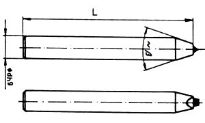 Diamantový orovnávač 6x50/30st. 0,50ct 11-01 STŘECHA broušený