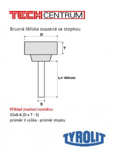 Tělísko osazené 16x4-3 99BA80M7V40 414145 TYROLIT